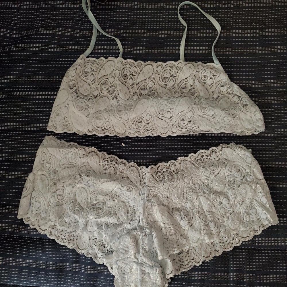 Matching panty and bralette